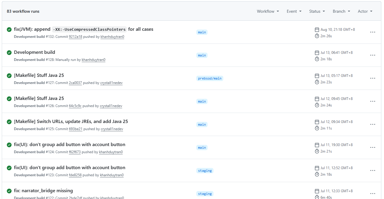 Workflows